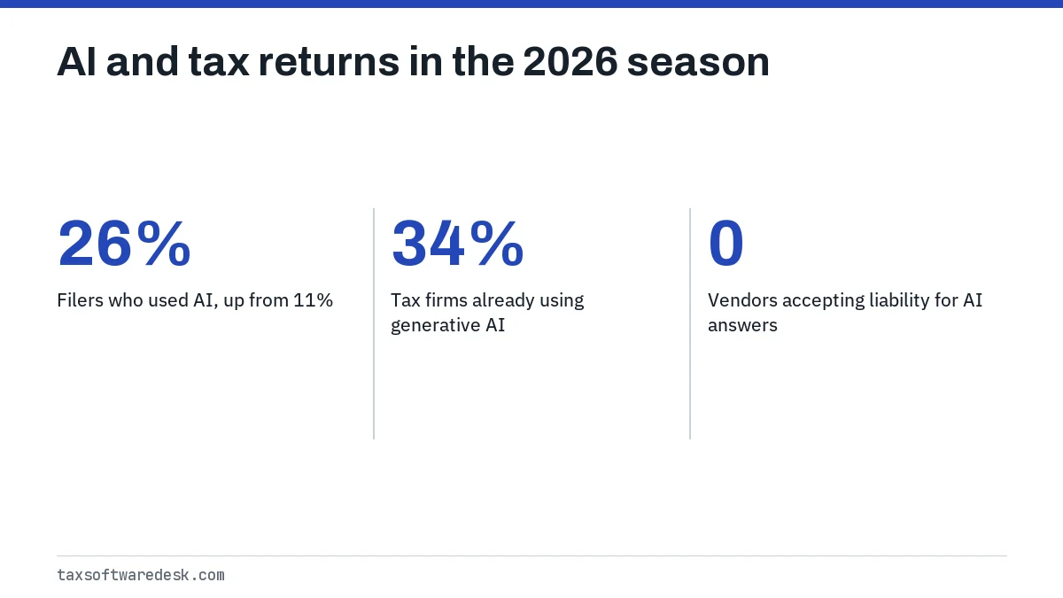 AI and tax returns in the 2026 season