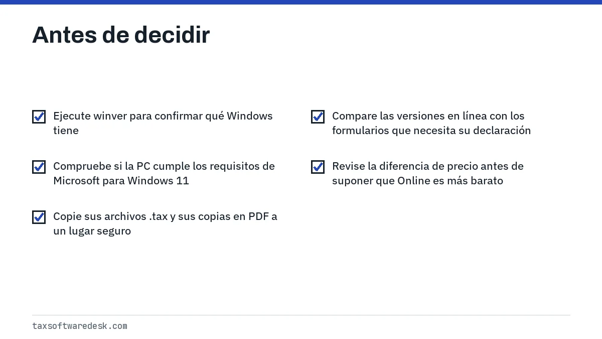 Antes de decidir