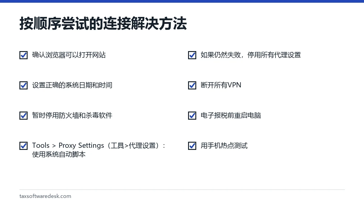 按顺序尝试的连接解决方法