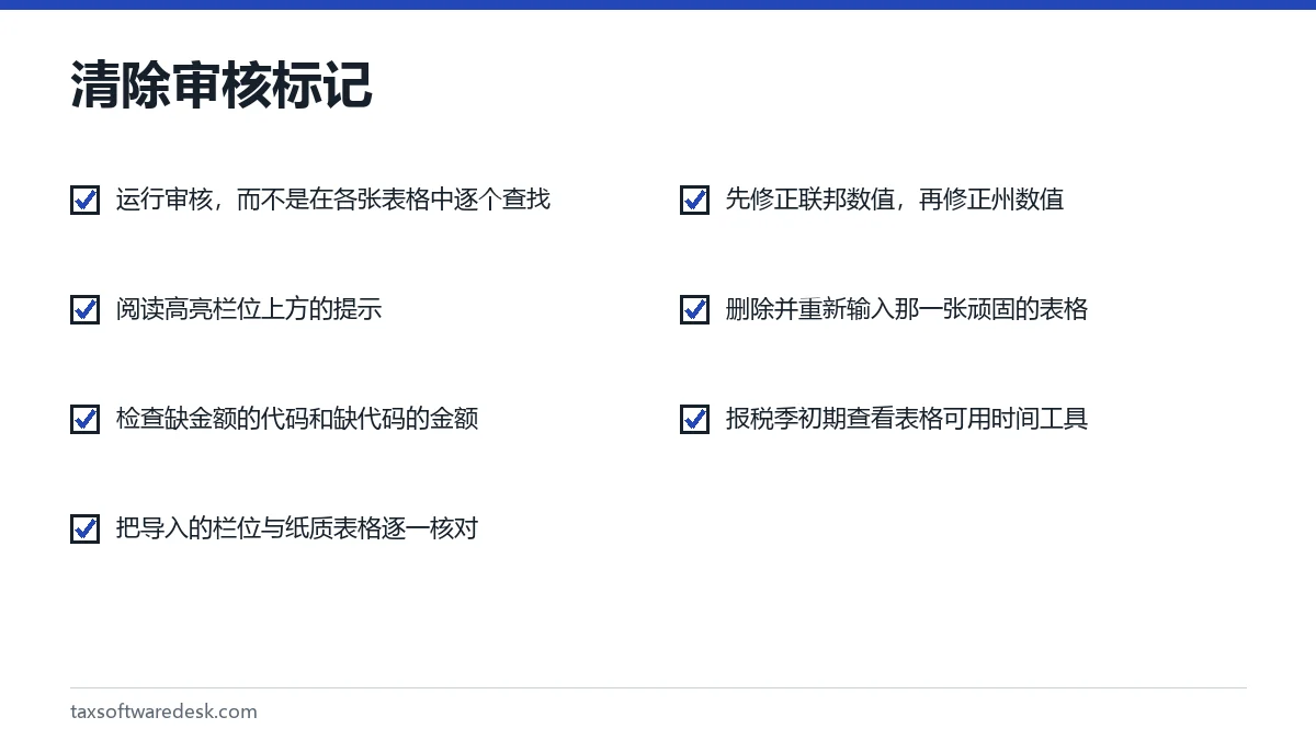 清除审核标记